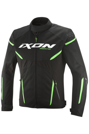 Motorradjacke Ixon Striker 2 Air Wp Schwarz/Grün S