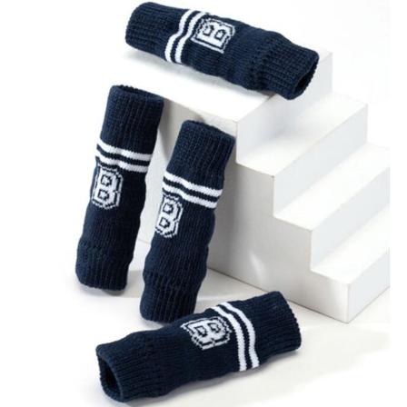 Pet Four Seasons vårstrumpor (mörkblå bokstav S)