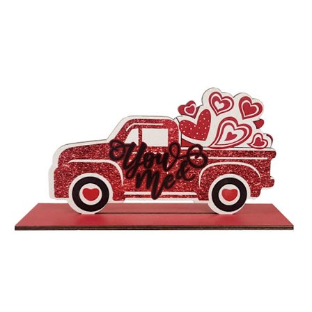 Valentinsdagshåndværk i træ, skrivebordsornament, kærlighedshjertebilmønster til hjemmet, soveværelset, stuen, bordpladedekoration [HK]