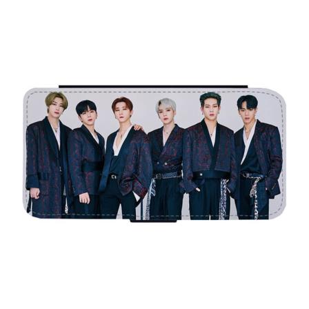K-pop Monsta X Iphone 14 Pro Max Plånboksfodral Multifärg