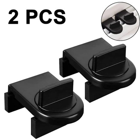 2 stk. skydevinduesstopper vinduessikkerhedslås til dørkarm