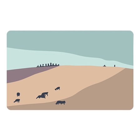 Diatoméjord Mud Bademåtte Badeværelse Gulvmåtte Skridsikker Måtte Absorberende Bademåtte Hjem Gulvmåtte Tæppe