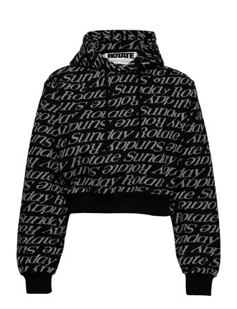 Viola Hoodie Jacquard Black ROTATE Birger Christensen