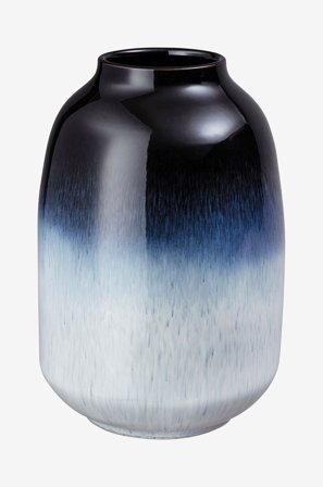 Denby - Vase Halo 26 cm - Sort - Urtepotteskjulere & vaser - Fra Homeroom