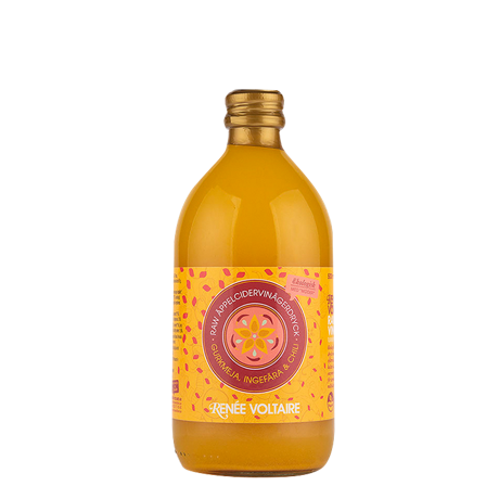 Renée Voltaire Äppelcidervinägerdryck Gurkmeja Ingefära Och Chili 500 ml