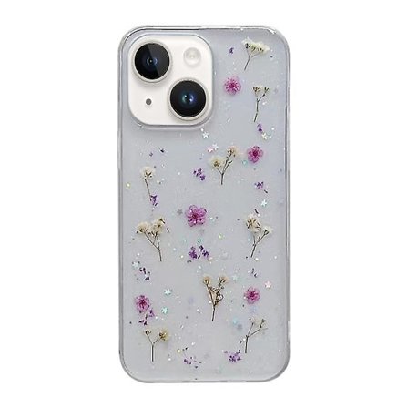 Gypsophila TPU phone case för iPhone 15