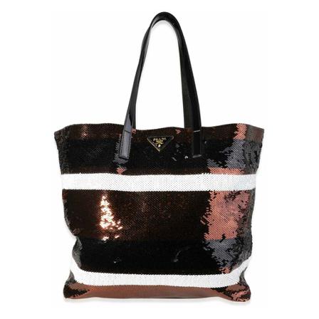 Prada Vintage, Pre-owned Tote Bags Zwart, Dames, Maat:ONE Size