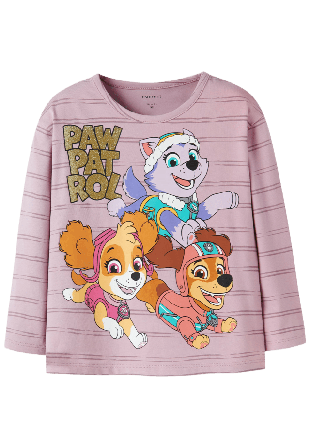 Name It NMFJANNET PAW LS NREG TOP T-shirts & toppar Dam Rosa 116