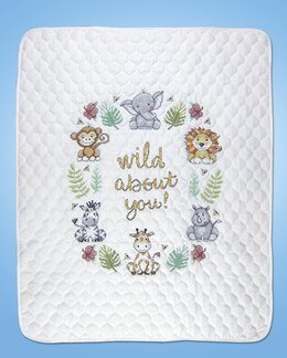 Babytäcke Lilla djungeln-Design Works Crafts