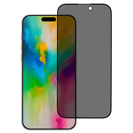 2-PAK SKALO iPhone 16 Pro Privacy Hærdet Glas Skærmbeskyttelse - Sort