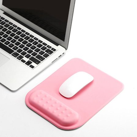 Håndledsstøtte Musemåtte Håndstøtte PINK