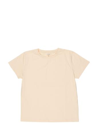 T-Shirt T-shirts & Tops Short-sleeved Beige STUDIO FEDER