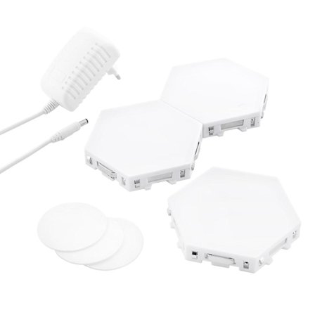 3x Magnetiske LED paneler med Touch funktion