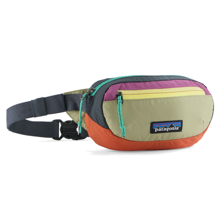 Patagonia Terravia Mini Hip Pack Patchwork: Gumtree Green