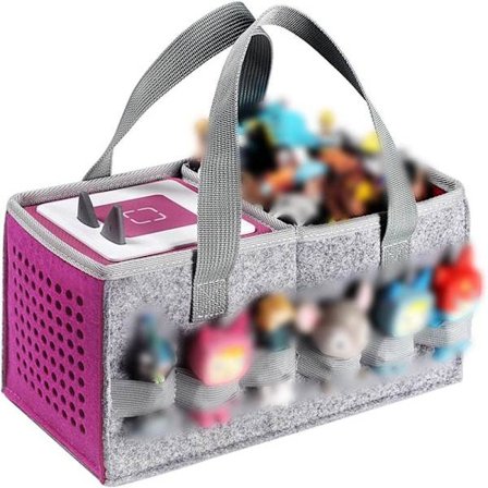 Kannettava laukku, kokoontaittuva säilytyslaukku, huopakangas kannettava laukku piknik-juhliin, kantolaukku aloituspakkaus lasten musiikkilaatikko 