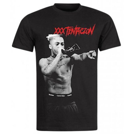 Xxxtentacion T-shirt Noir Xxxtentcion On Th E Scene Kläder