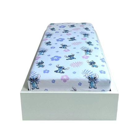 Lilo & Stitch Lakan Enkelsäng Vit/Lila/Rosa