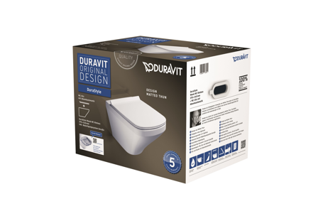Duravit Durastyle WC-skål med sits, Badrum
