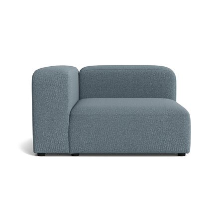 Milo chaiselong, venstrevendt - Nordic Blå - 130x130x72 - Sofa, chaiselong