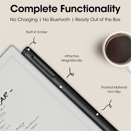 Magnetisk EMR Digital Stylus Penna med Suddgummi för Remarkable 2 Stylus Alternativ Markör Plus med 5 Pennspetsar