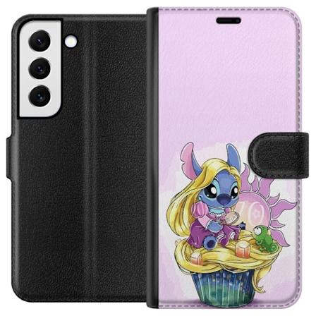 Samsung Galaxy S22+ 5G Tegnebogsetui Stitch Prinsesse