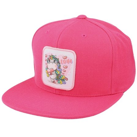 Unicorns - Rose snapback Casquette - Unicorn Love Patch Pink Snapback @ Hatstore
