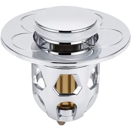 Pesualtaan säädettävä viemäriproppu, universaali