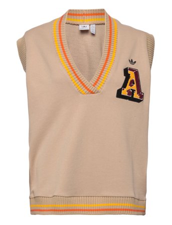 Adidas Originals Class Of 72 Vest Vests Knitted Vests Beige Adidas Originals*Betinget Tilbud