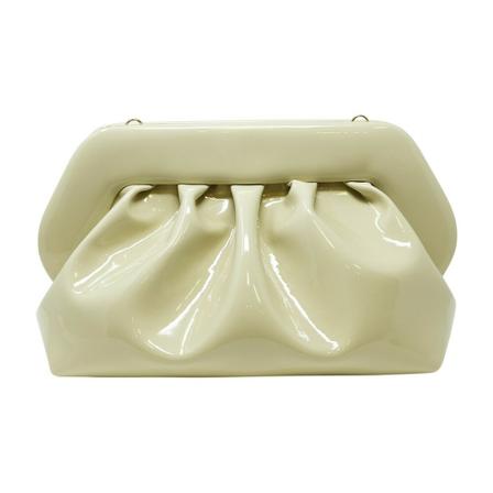 THEMOIRè, Women& Bags Clutches Cream Beżowy, Kobieta, Rozmiar: ONE Size