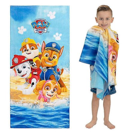 Lasten rantapyyhe sarjakuvahahmoilla, kylpypyyhe pojille ja tytöille, uima-allas, kesä, 24'X48' ..