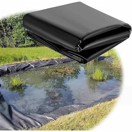 Dammeforing 5x10m/6x8m/7x8m 0,2mm HDPE Forstærket Membran Stor Rivestærk Fiskedam Landbrug Sort Presenning Koi Damme, Flerfarvet, 3x5m/10x16f-XF31-