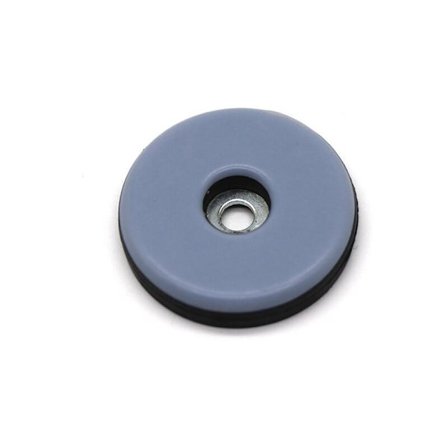 20x Teflon møbelglidere med skruer - Ø 19 mm (rund) - PTFE Møbelglidere/PTFE (Teflon) Glidere med skruer