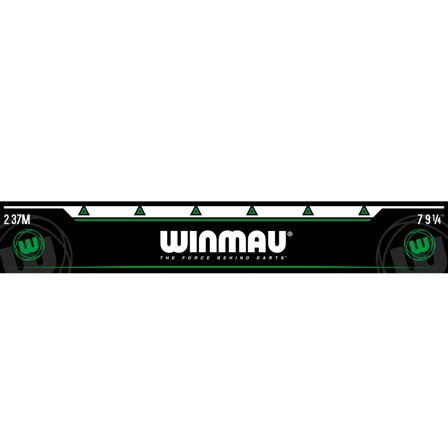Red Dragon Darts Winmau Green Oche Line 2.37m/7'9" Dart Mat Accessories - Professional Dartboard Toe Line for Perfect Placement