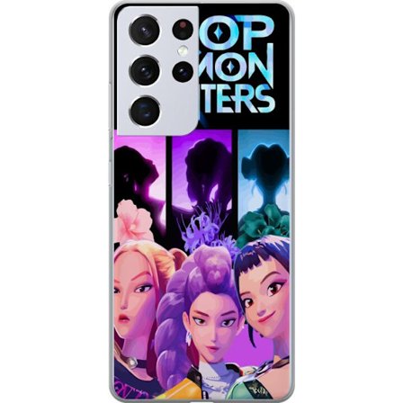 Yhteensopiva Puhelinkuori Samsung Galaxy S21 Ultra 5G Kpop Demon Hunters Varjot Sankarit Nousevat Mysterious Anime Power