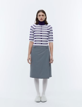 2NDDAY 2Nd Matt - Jacquard Knit - Purple - S