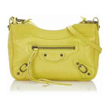 Balenciaga Vintage, Pre-owned Shoulder Bag Geel, Dames, Maat:ONE Size