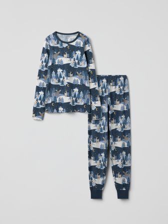 Polarn O. Pyret - Winter pyjamas for adult - XS - Childrenswear - blue