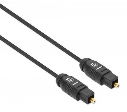Manhattan MH Toslink Cable, Male/Male, gold plated, 3m