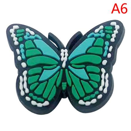10st Butterfly Shoe Charms Rolig Croc Jibz Skospänne Decorat