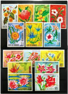 Ækvatorial Guinea Blomster 3 sæt