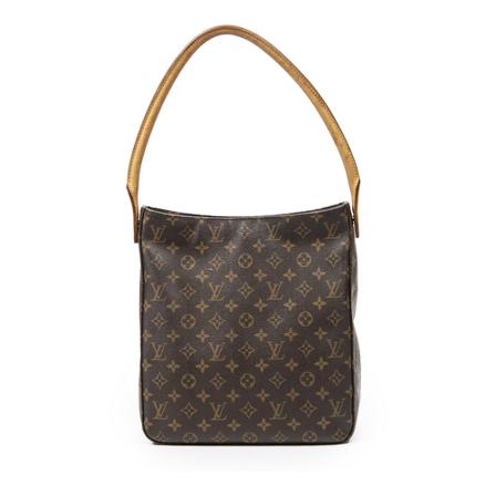 Louis Vuitton Vintage, Pre-owned Shoulder Bags Bruin, Dames, Maat:ONE Size,Canvas