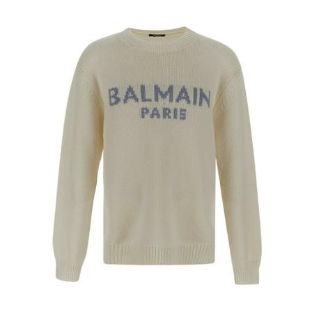 Balmain Sweater Hvid, Herre