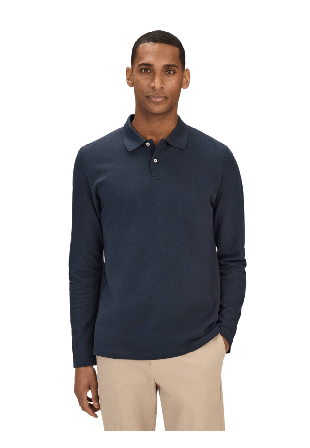 John Henric Cotton L/s Polo Piké (otis) T-shirts Herr L