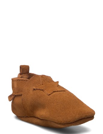 En Fant Elastic Slipper Suede - Brown - 23