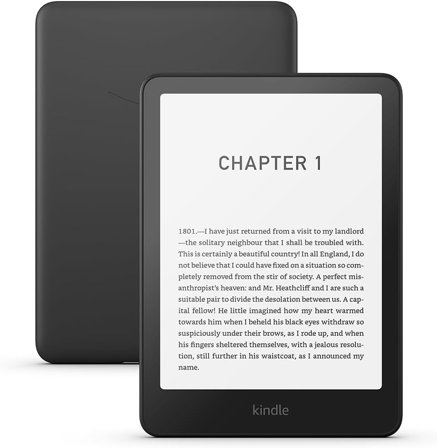 Amazon Kindle 2024 (16GB) - svart 6" lesebrett, 300 ppi, Wi-Fi, uten annonser