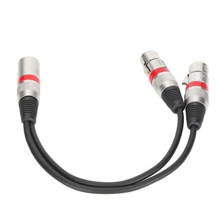 JORINDO JD6067 0,3m XLR Hane till Dubbel XLR Hona Kabel Y-Typ Kabel Splitter Mikrofonkabel