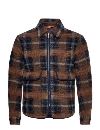 Slhhope Boiled Wool Jacket W Patterned Selected Homme