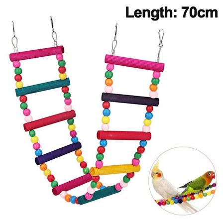 Regnbue Papegøye Stige Fleksibel Tre 70cm(10 stiger) KLB