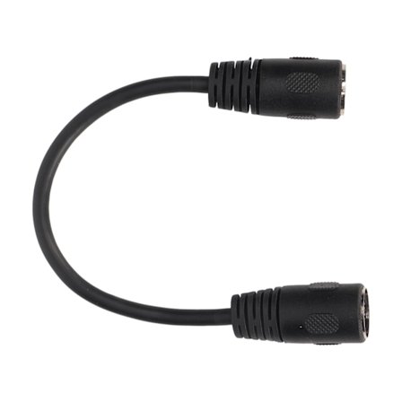 DIN 8Pin Hunn til Hunn Adapter 0.2m PVC Ren Kobberkjerne Fleksibel DIN 8Pin Hunn Lydkabel for AV-utstyr