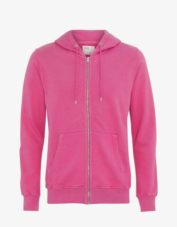 Classic Organic Zip Hood - Bubblegum Pink - XL